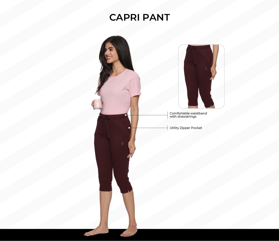 Capri Pant on model