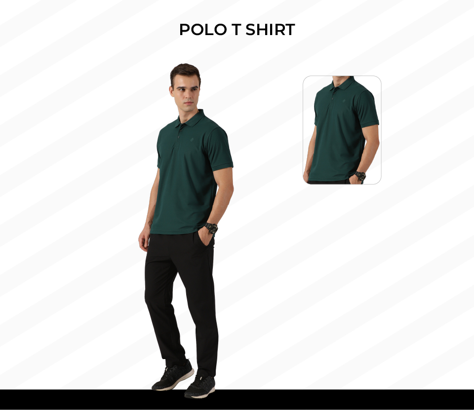 Polo Tshirt on model