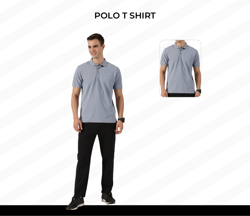 Polo Tshirt on model