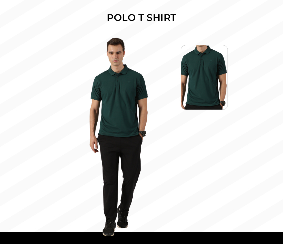 Polo Tshirt on model