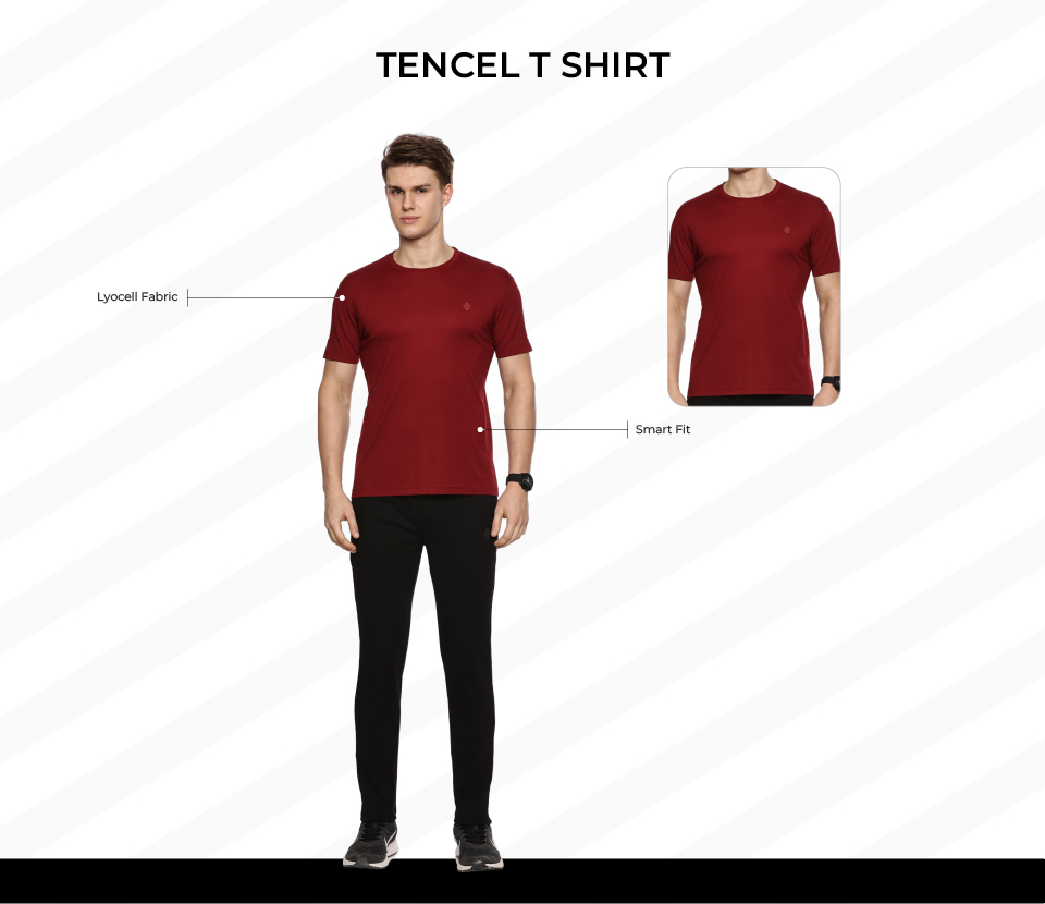 Polo T Shirt on model